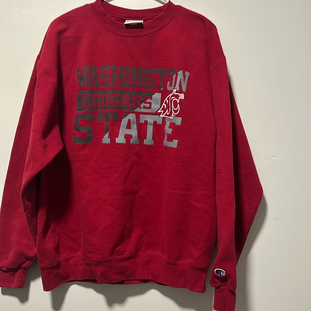Men’s size large vintage Washington state, cougar champion crewneck